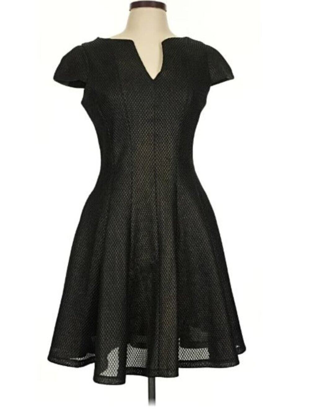 Julia Jordan Metallic Dress Black 10 L Dark Romantic Ethereal Fairy Formal Goth